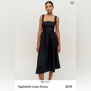 Reformation Petites Tagliatella Linen Dress